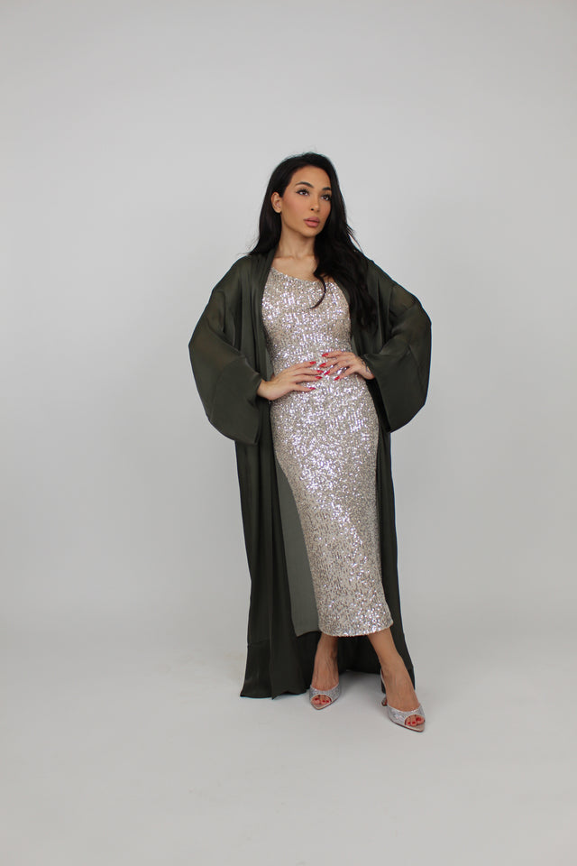 LAYALI OLIVE KAFTAN