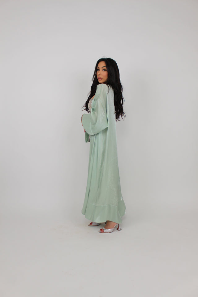 LAYALI MINT KAFTAN