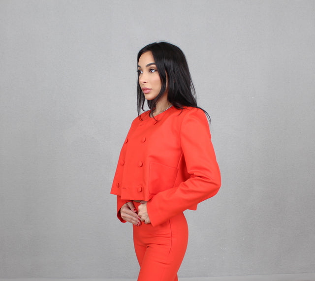 LYLA HOT CHEETOS CROPPED JACKET