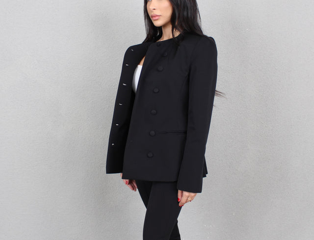 LYLA BLACK CONTOUR JACKET