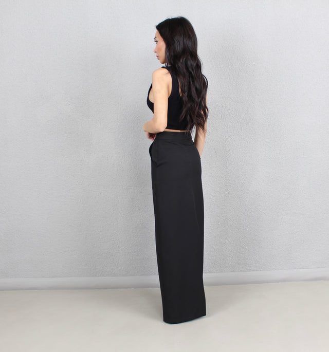 BLACK MAXI SKIRT