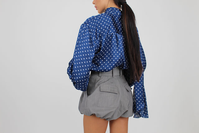 PUFFBALL CHARCOAL SKORT