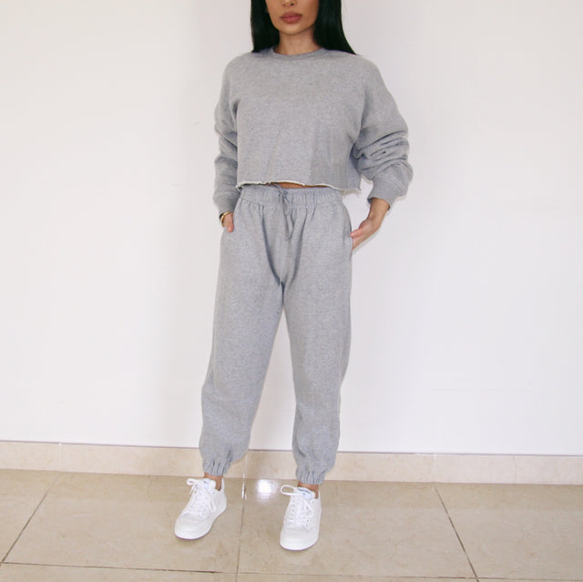 GREY SWEATPANTS PETITE THE BRAND