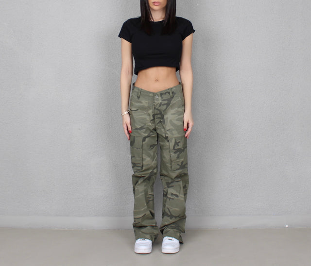 LIGHT CAMO CARGO PANTS