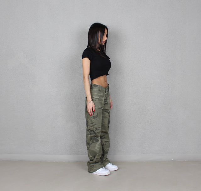 LIGHT CAMO CARGO PANTS