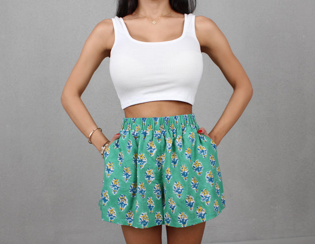 JAIPUR COTTON PRINTED SHORTS