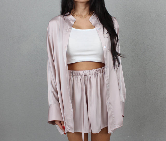 THISTLE OVERSIZED SILK SHIRT