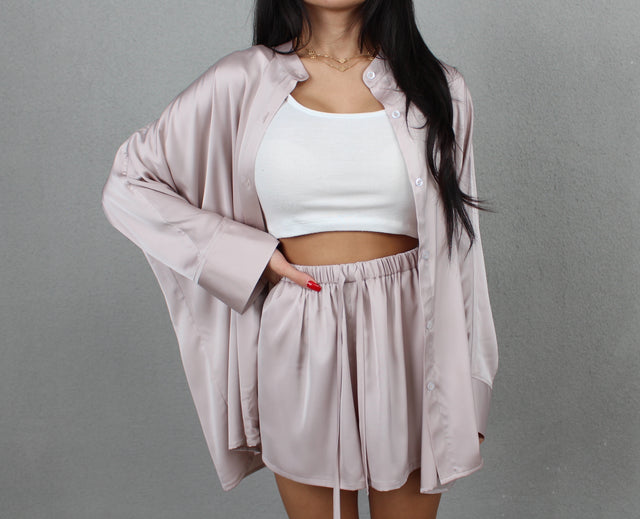 THISTLE OVERSIZED SILK SHIRT