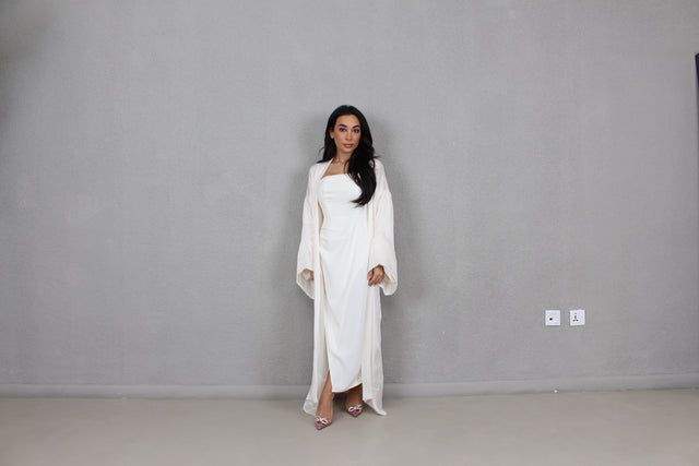 LAYALI CREAM KAFTAN