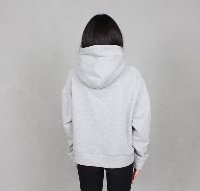 GREY HOODED SWEATSHIRT